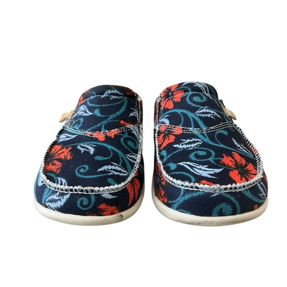 Spenco Siesta Solstice Poppy Print Slide Lightweight Slip On Arch Support Size 8 - Picture 3 of 10